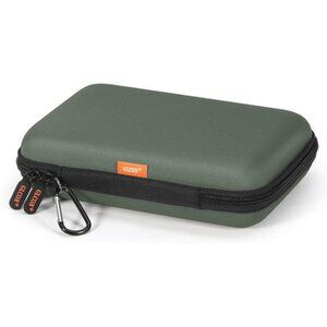 Large Classic Army-Green Case - Hard Shell Electronic Organizer Travel Carrying